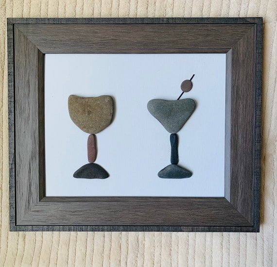 Bar Wall Art Decor Wine And Martini Glass Pebble India - Bar Wall Decor India Bar Wall Art Decor Wine And Martini Glass Pebble India - Bar Wall Decor India