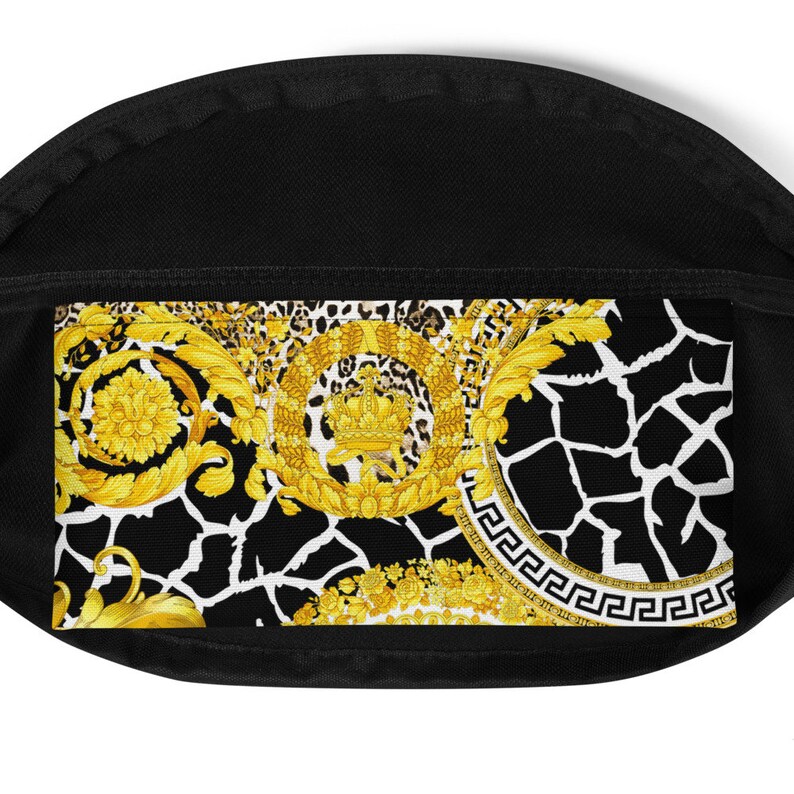 Bum Bag Vacation Bag Versace Inspired Fanny Pack Greek Key Designer Fanny Pack