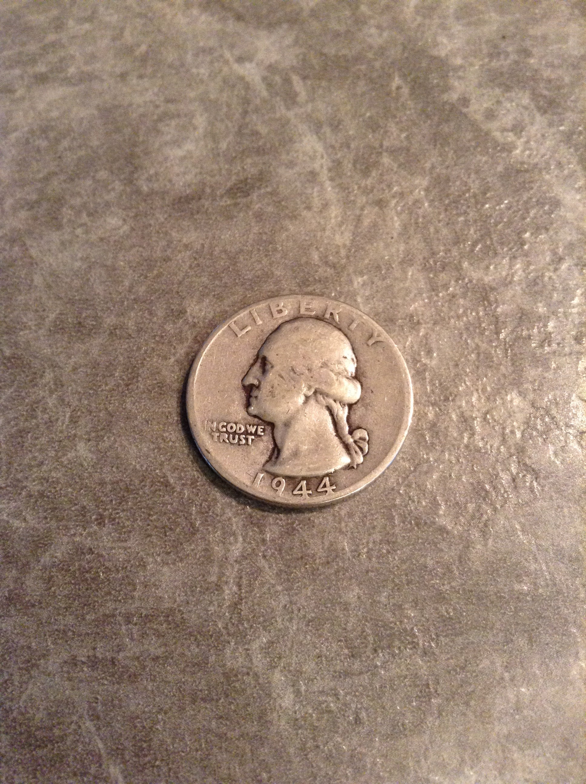 1944 Silver Quarter Etsy