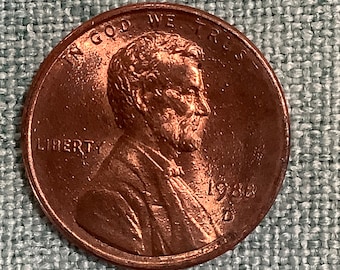 1988 D DDO Error-Rare Very Fine Lincoln Penny