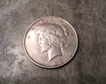 1922 Silver Peace Dollar