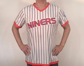 Niners Baseball Jersey V Neck T-Shirt