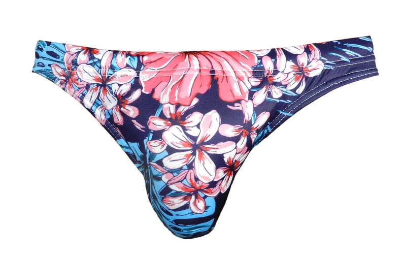 Men's Floral Swim Brief by Maris Equi - Etsy