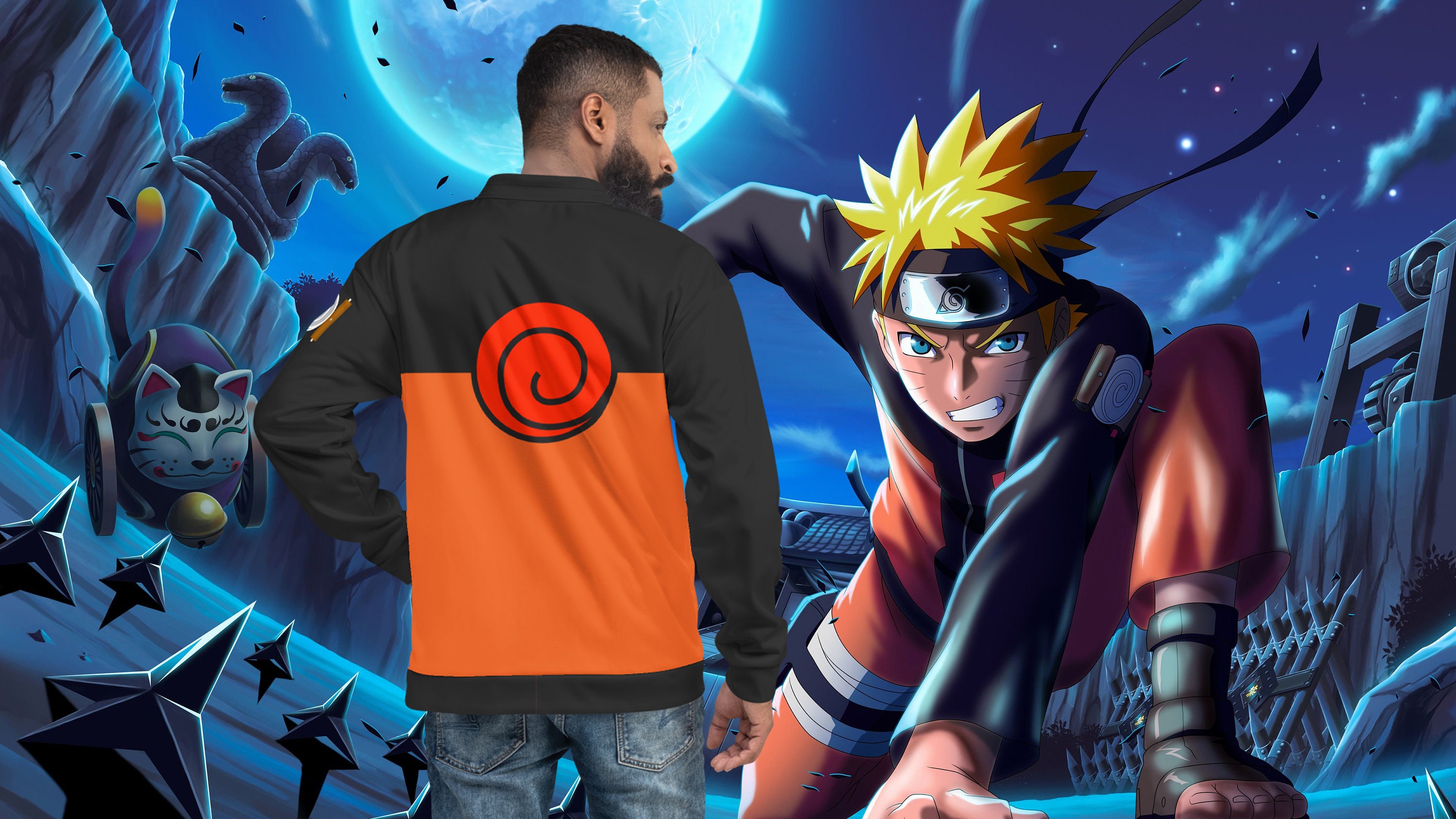 Naruto Jacket Etsy