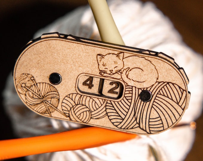 Crochet Kitten Stitch Counter Perfect for Knitting Sewing and