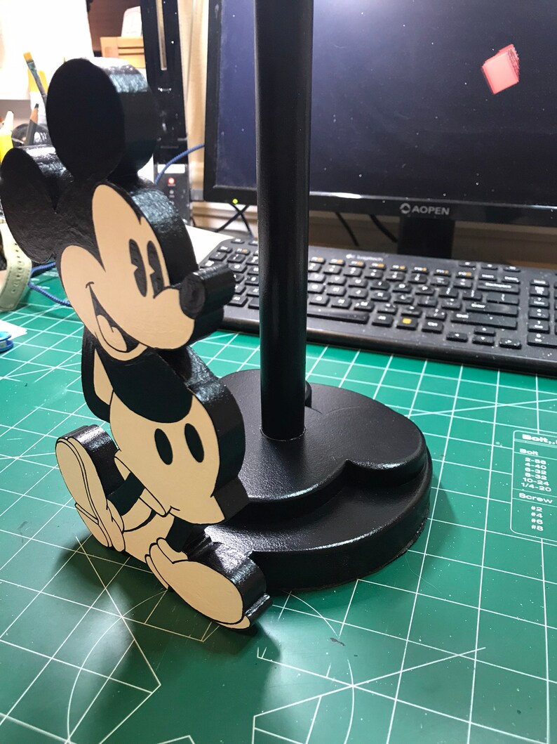 Disney Minnie and Mickey Mouse Kitchen Paper Towel Holders Etsy