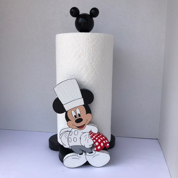 NEW Chef Mickey Mouse Kitchen Paper Towel Holders Etsy