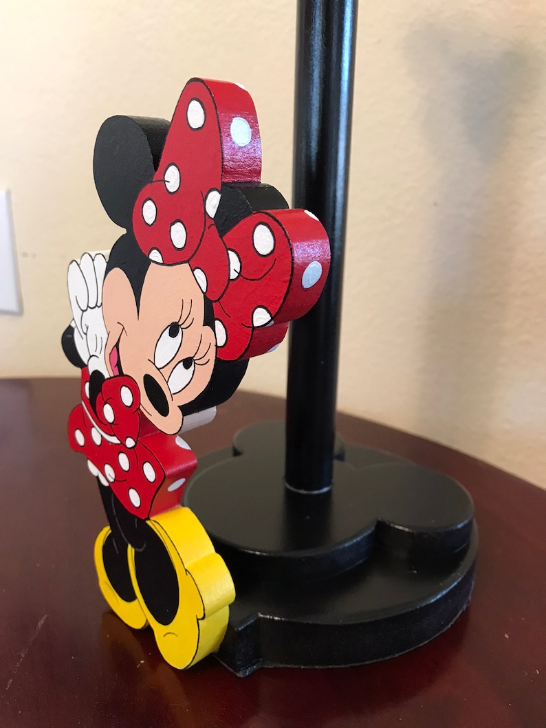 Disney Minnie and Mickey Mouse Kitchen Paper Towel Holders Etsy