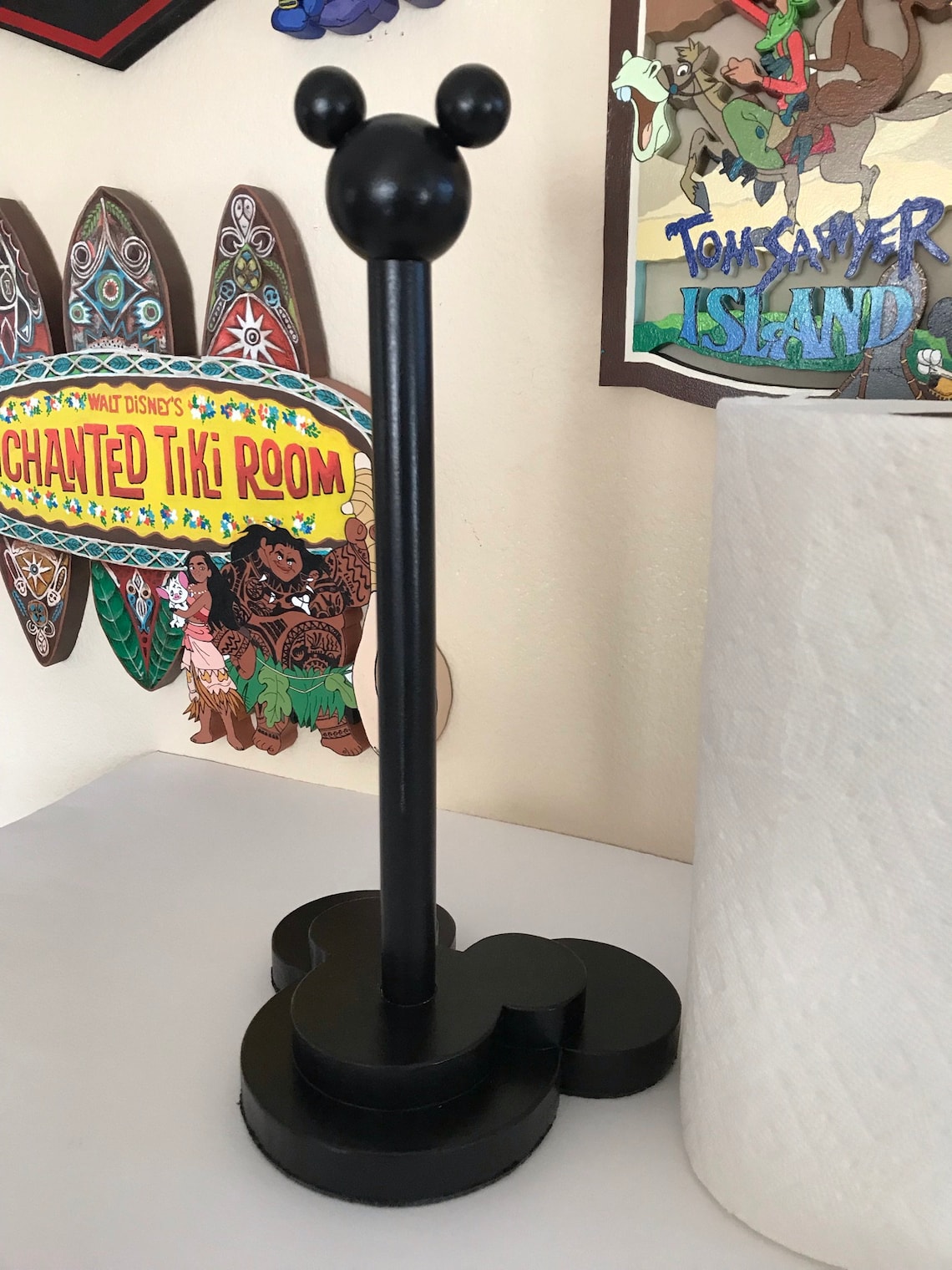 Disney Hidden Mickey Paper Towel Holder Etsy