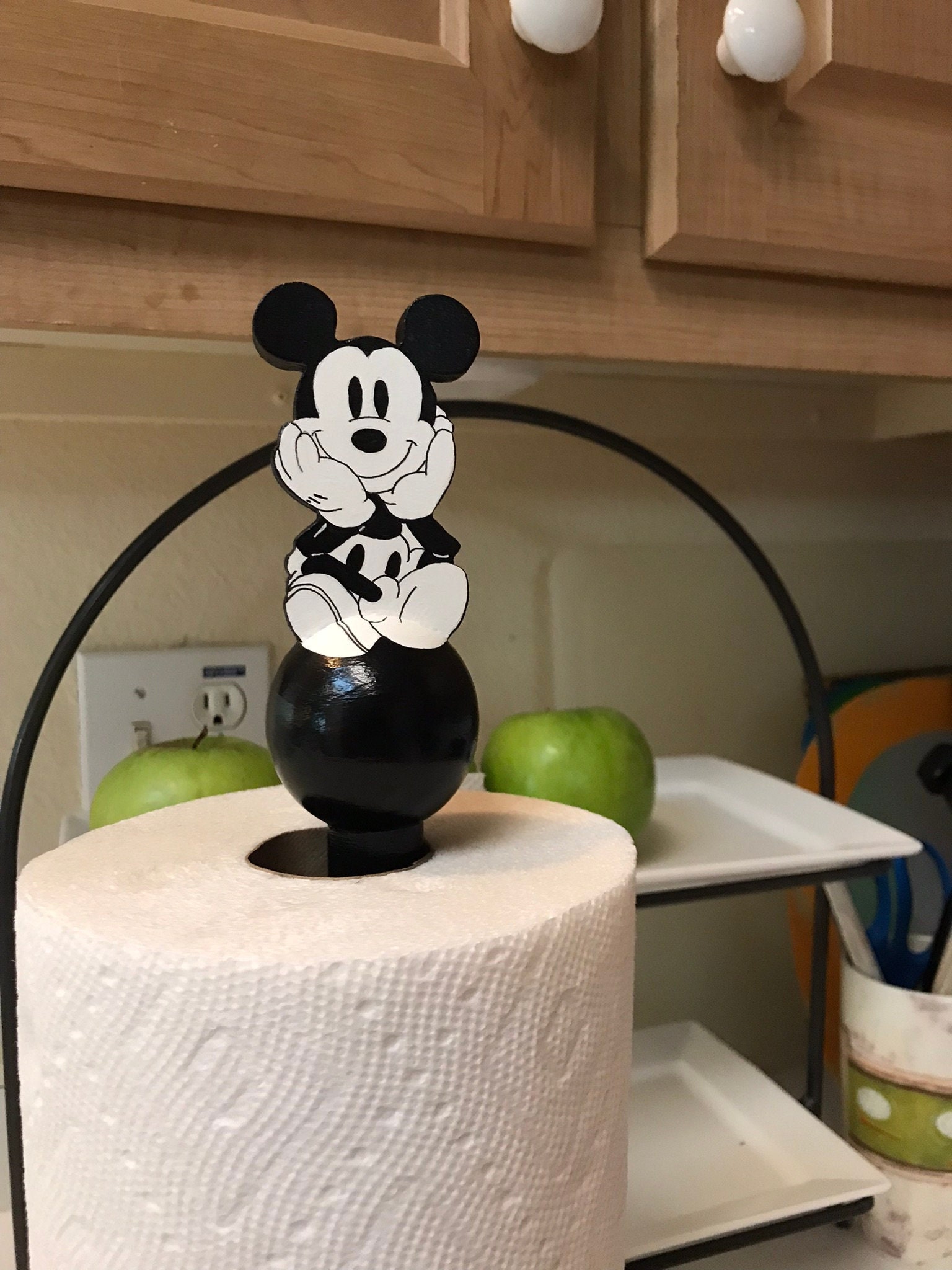 Disney Inspiration Hidden Mickey Paper Towel Holder 