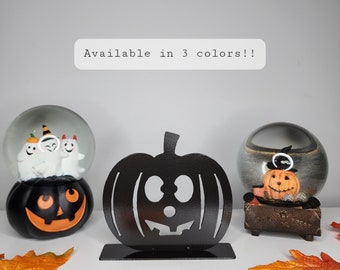 Silly Pumpkin Face Rustic Steel Simple Home Decor Dorm Room Decor Gift Spooky Season Halloween Fall by AMPFabrications