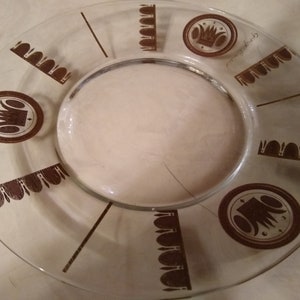 Vintage Midcentury Georges Briard plate &quot;Hawaiian Crown&quot;