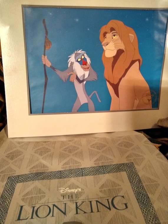 Disney lion king lithograph value hotsell