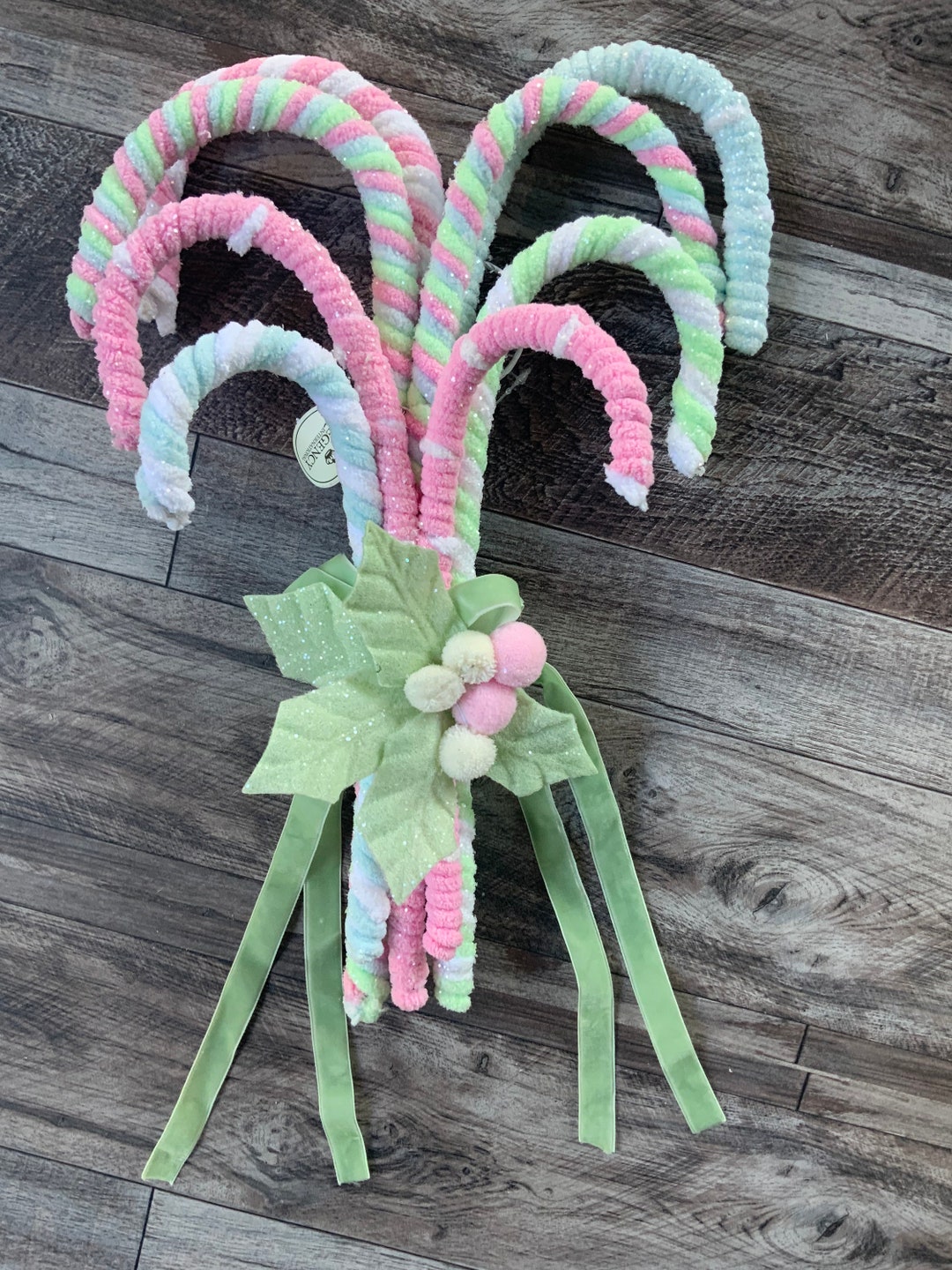 Candy Cane, Candy Cane Bunch, Pastel Candy Cane, Pastel, Blue, Green