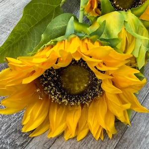 Yellow Sunflower Spray: 26&quot; Fall Floral Arrangement