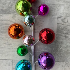 Ball Spray, Bright, Multicolor, Jewel Tones, Raz, 26”