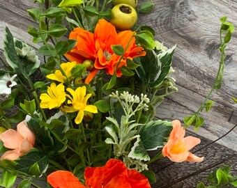 Poppy Berry Floral Filler Bush - 22” Stem