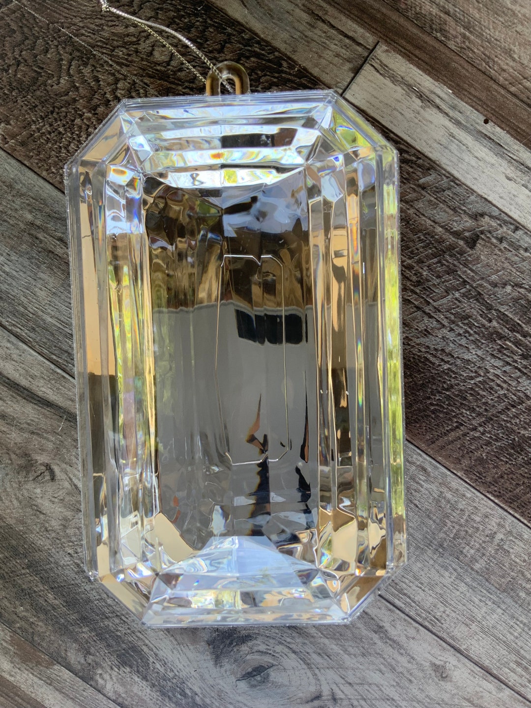 Rectangle Jewel, Emerald Cut, Emerald Cut Precious Stone Ornament ...