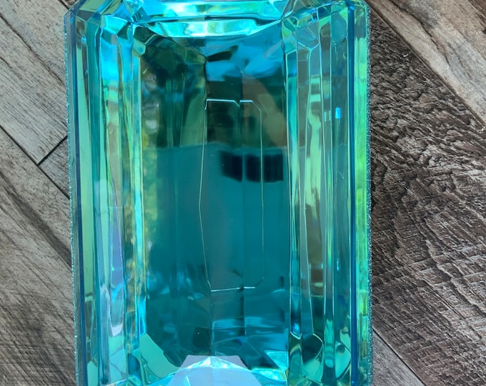 Rectangle Jewel, Emerald Cut, Emerald Cut Precious Stone Ornament ...