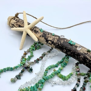 Driftwood Wind Chime* Driftwood Beach Chime*Driftwood Mobile*Crystal Quartz*Rock Chips*Nautical*Driftwood Lawn Art*Beach Wall Art*Ocean Art