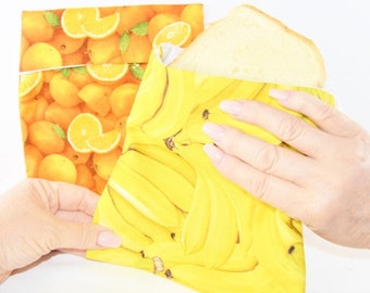 Reusable and Washable Sandwich/Snack Bag