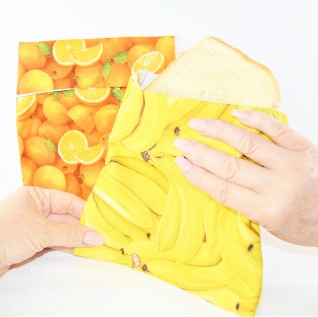 Reusable and Washable Sandwich/Snack Bag Etsy