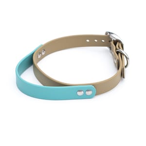 BioThane Dog Collar With Handle | Dock Diving Collar | Waterproof Dog Collar | Fast Cat Collar | All Weather Collar | 3/4&quot; & 1&quot; Width