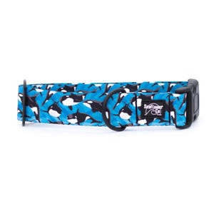 Orca Whale Dog Collar: Marine Life Pet Collar, Adjustable Polyester Webbing