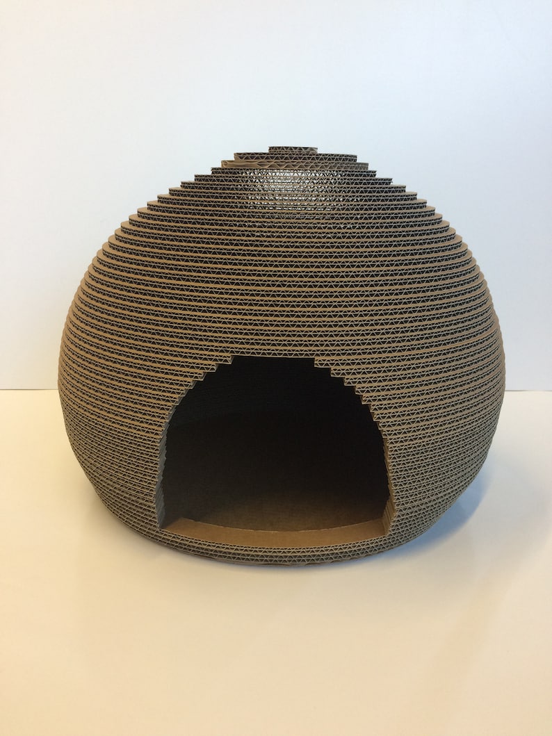 corrugated cat bed