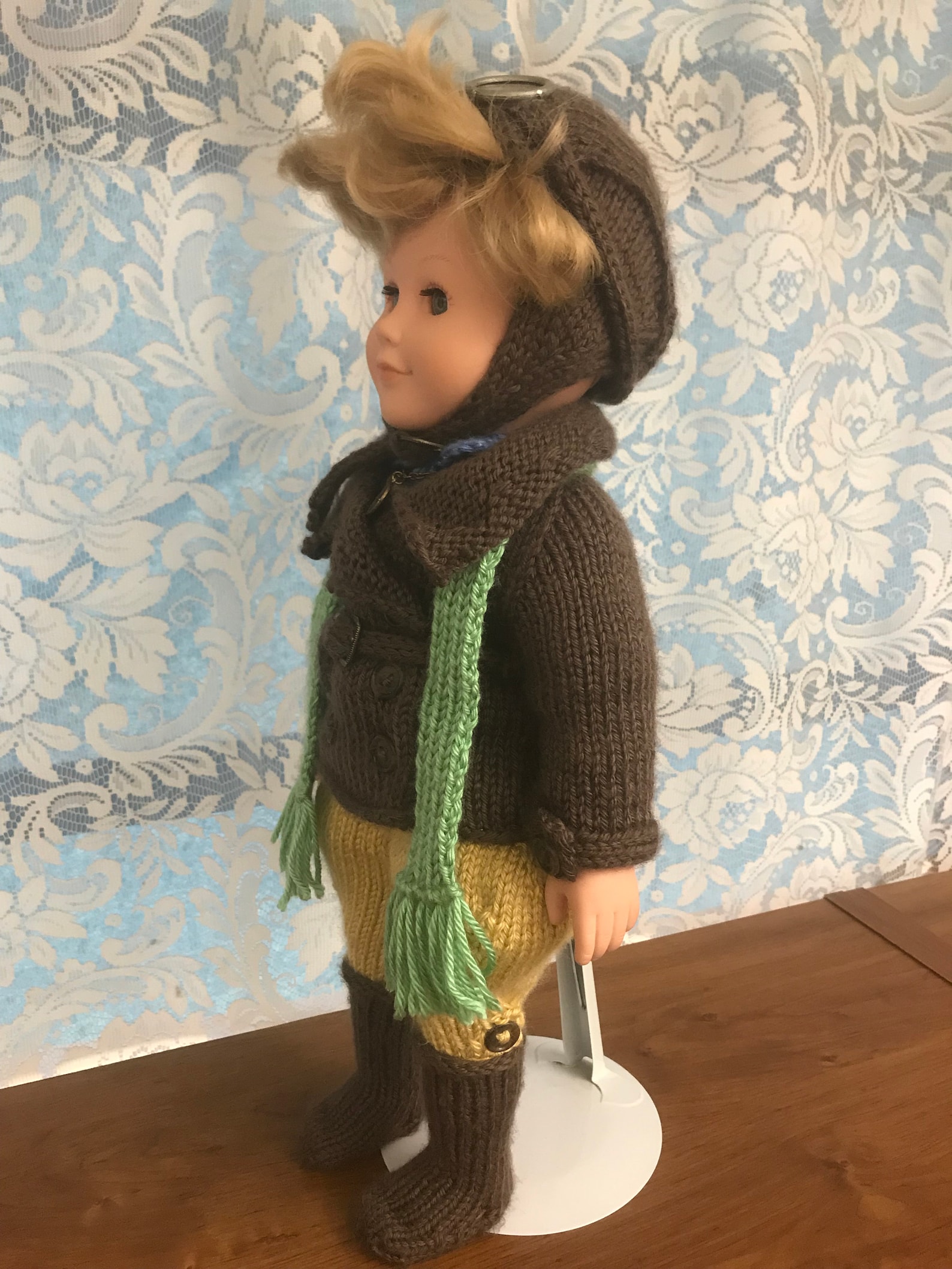 Amelia Earhart Knitting Pattern for 18 Inch Dolls Etsy