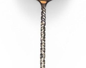 Twist by Towle 127 71.22g Sterling Silver Server Floral Serving Spoon 9” Antique