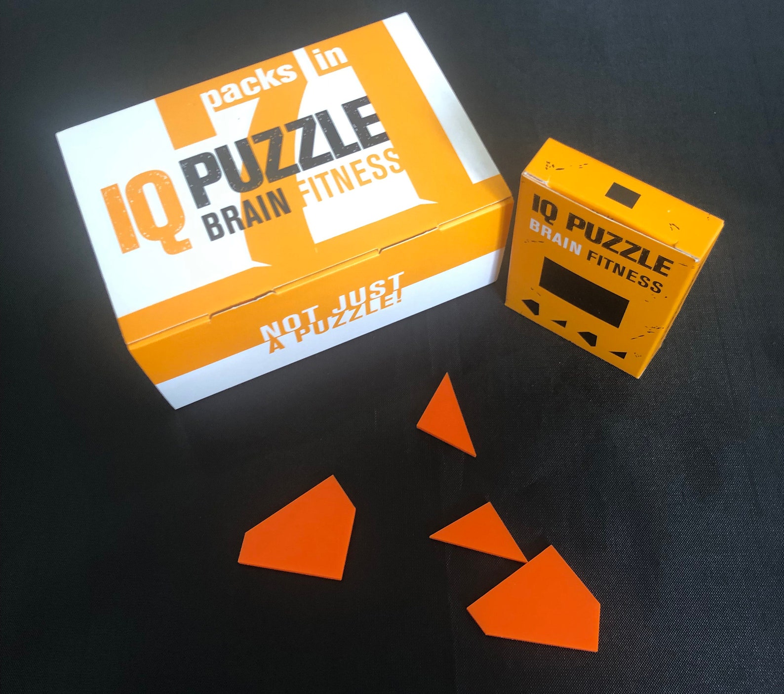 Rectangular IQ Puzzle Brain Teaser Gift IQ Game Etsy
