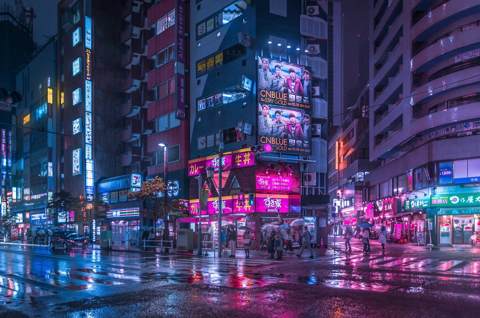 Poster Shinjuku at Night Tokyo Neon Noir Aesthetic Synthwave. | Etsy