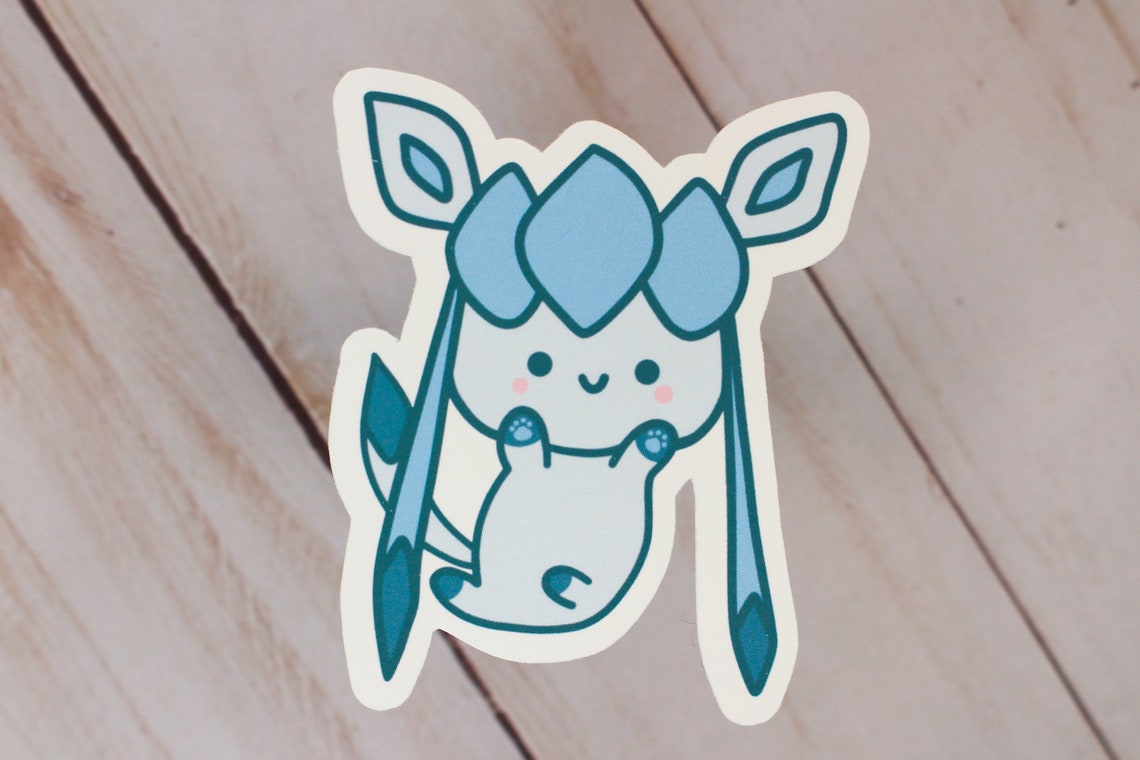 Eeveelution Matte Aufkleber Glaceon Umbreon Eevee Etsy