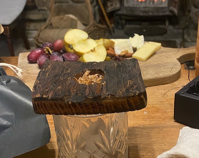Whiskey Smoker: Made from Whisky Barrels Cocktail, Cheese, Meat Smoker