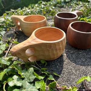 Kuksa, taza nórdica de madera - Abedul imagen 4
