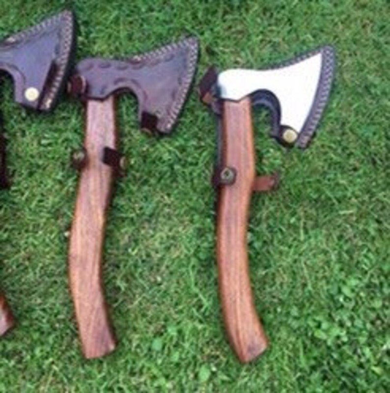 Hand Carved Viking Hatchet -Standard