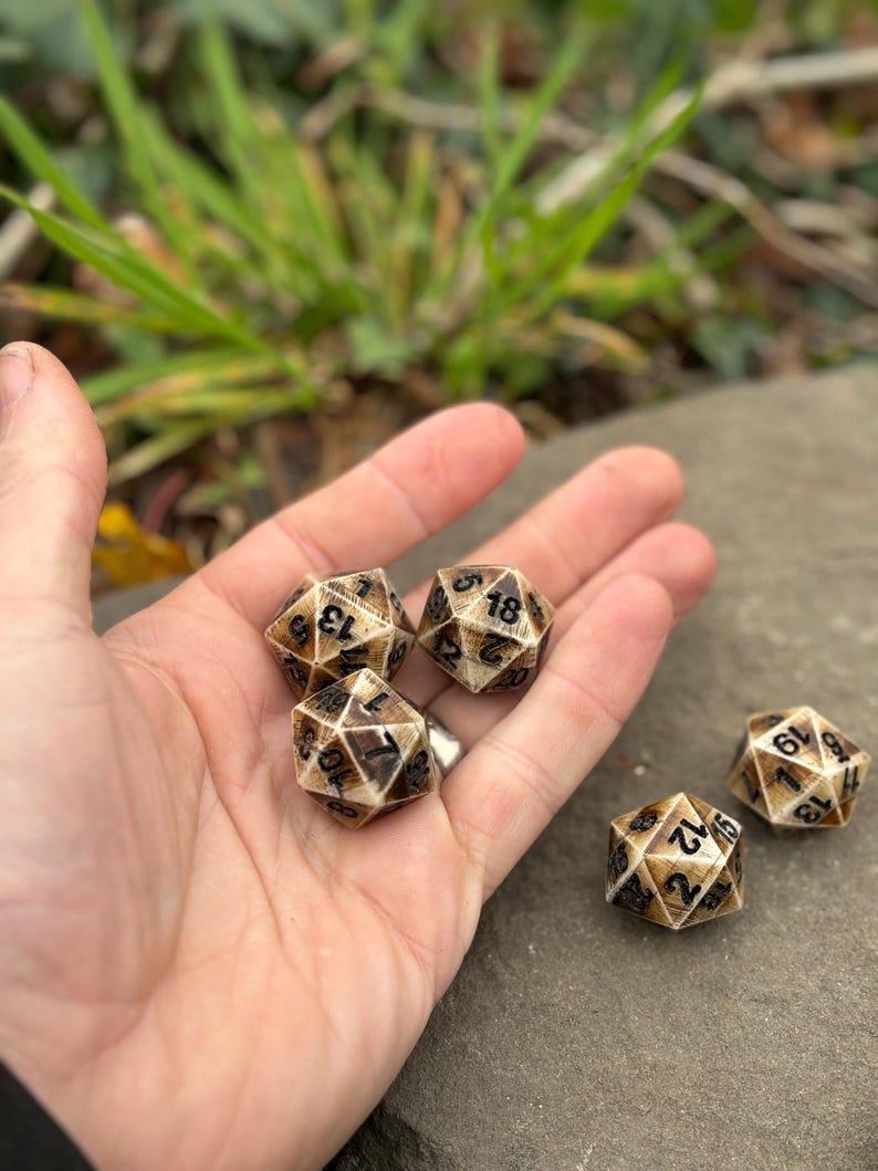 Hand made D20 dice