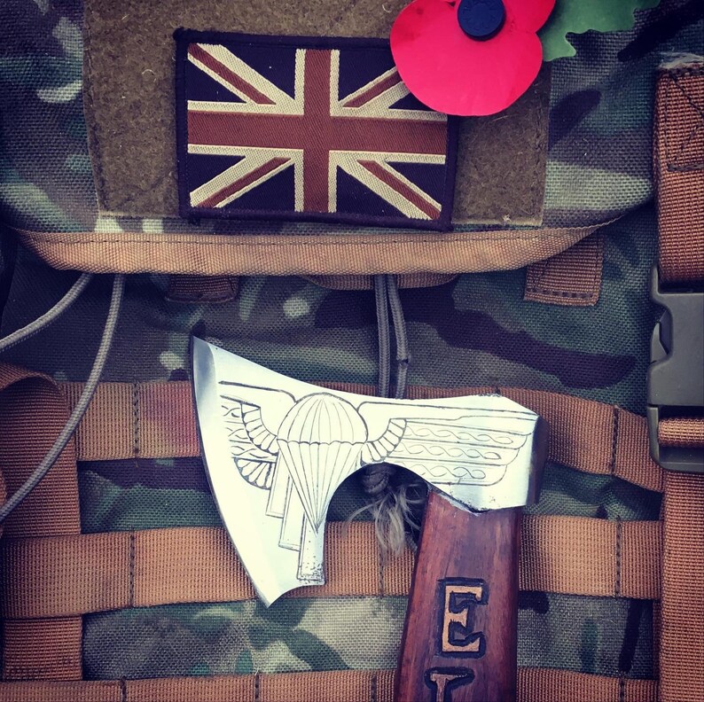 Hand Carved Viking Hatchet - Para Regt