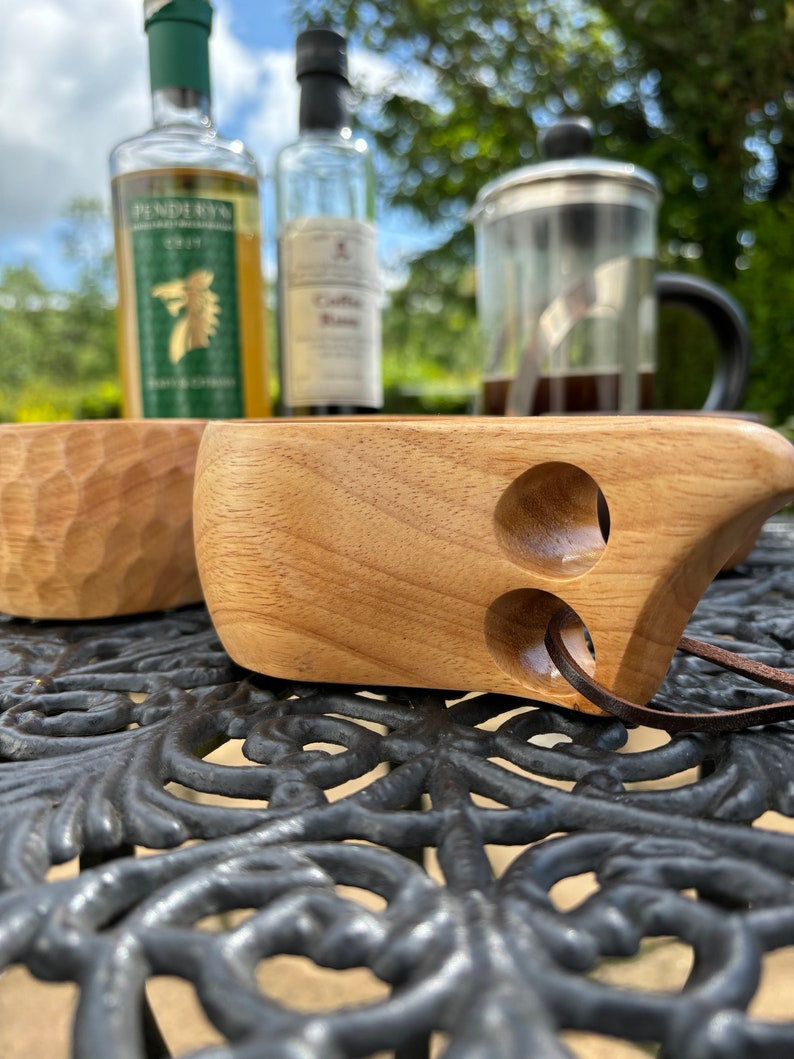 Kuksa, taza nórdica de madera - Abedul imagen 5