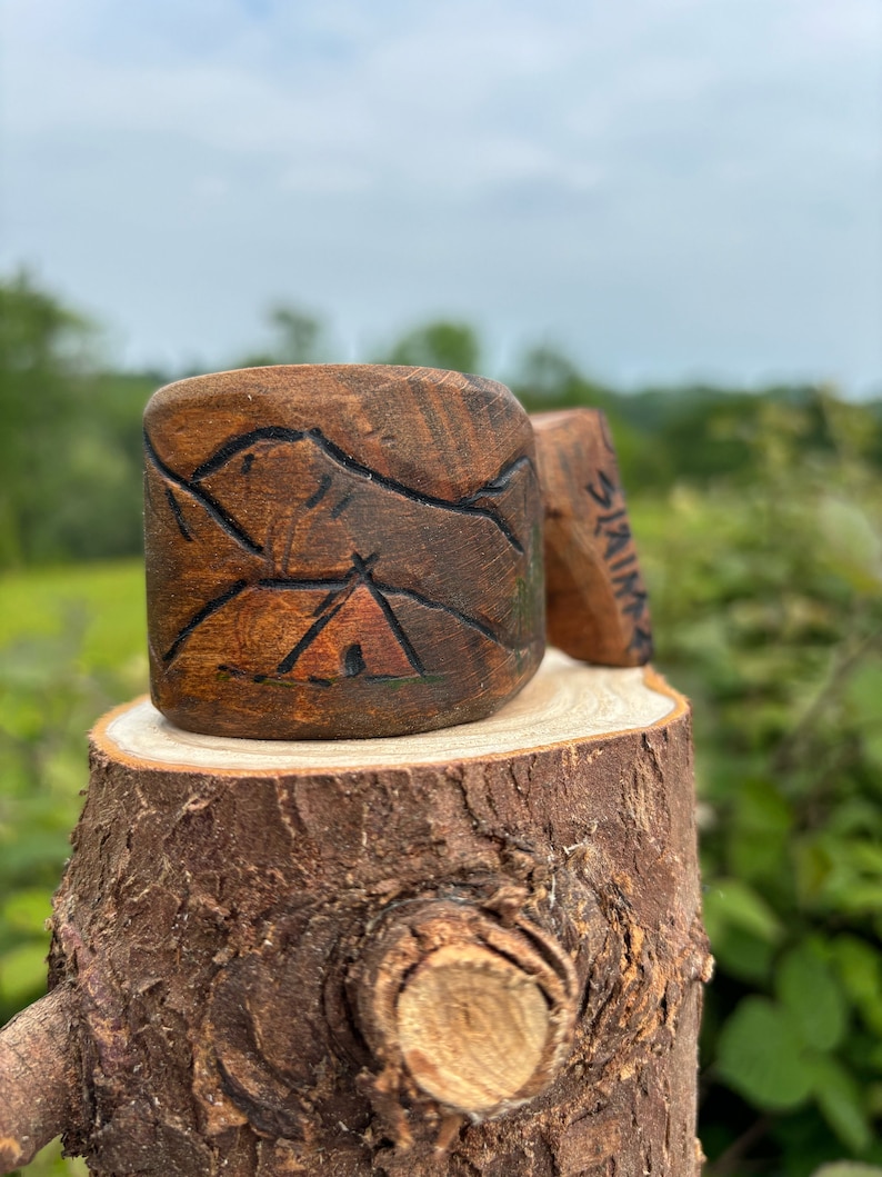 Kuksa, taza nórdica de madera - Abedul imagen 9