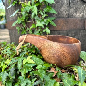 Kuksa, Taza nórdica de madera tallada imagen 8