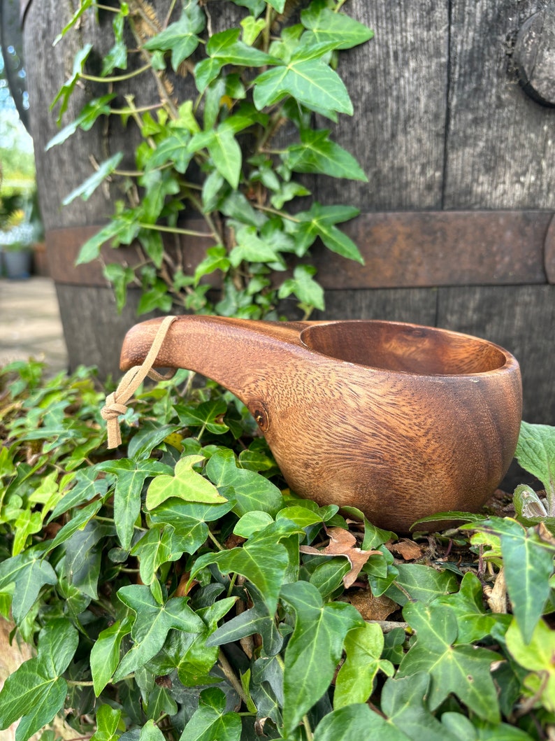 Kuksa, Taza nórdica de madera tallada imagen 8