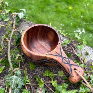 Kuksa, taza nórdica de madera - Abedul imagen 7