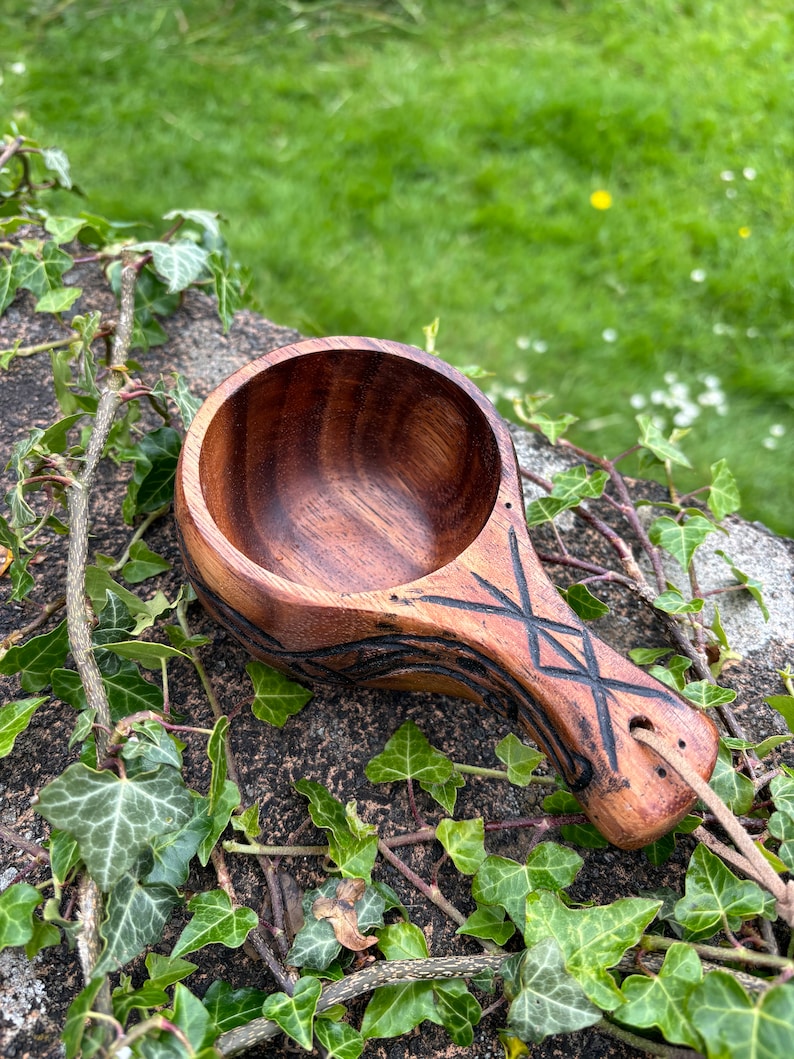 Kuksa, taza nórdica de madera - Abedul imagen 7