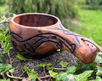 Kuksa, Carves Nordic Wooden Mug