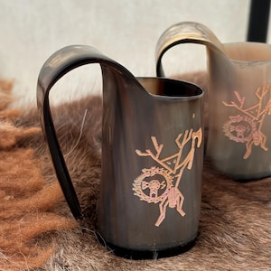 Small Horn Mugs - Bushman