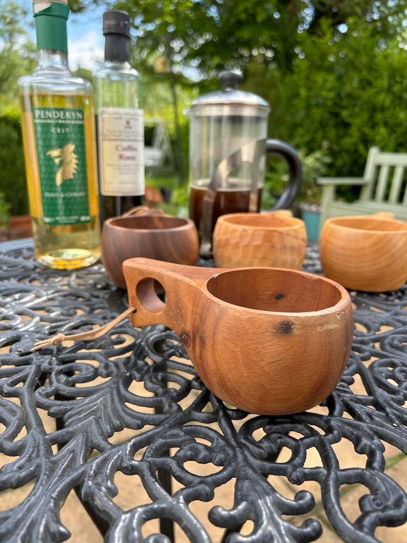 Kuksa, Taza nórdica de madera tallada imagen 5