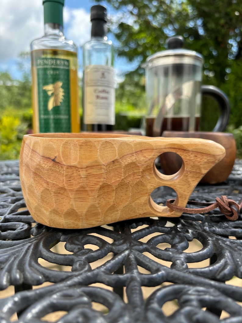 Kuksa, taza nórdica de madera - Abedul imagen 2