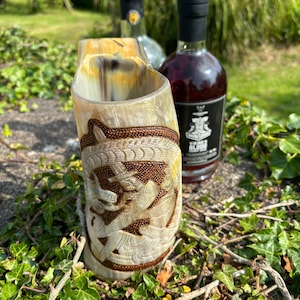 Viking Drinking Tankard, Thor’s Demise!
